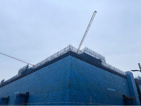 兩個(gè)月封頂 城投集團完成京東智能制造産業園創芯大(dà)廈主體建設
